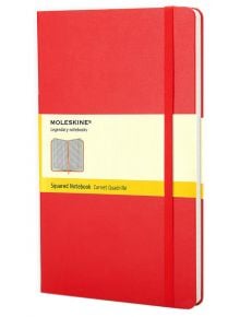 Джобен червен тефтер Moleskine с твърди корици, страници на квадратчета - Moleskine - Moleskine - Moleskine - Classic - 9788862930291