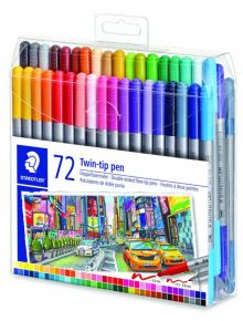 Двувърхи флумастери Staedtler, 72 цвята - 1126285 - 4229 - Staedtler - Design Journey - 4007817042809