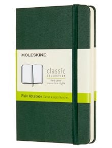 Джобен лавровозелен тефтер Moleskine Classic Myrtle Green с твърди корици и нелинирани листа - Moleskine - Moleskine - Moleskine - Classic - 8058647629032