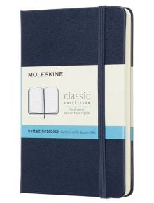 Джобен сапфиреносин тефтер Moleskine Classic Blue Sapphire с твърди корици и листа на точки - Moleskine - Moleskine - Moleskine - Classic - 8058341715338