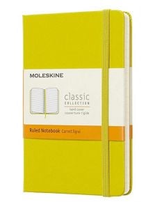 Джобен цинково-жълт тефтер Moleskine с твърди корици и линирани страници - Moleskine - Moleskine - Moleskine - Classic - 8058341715260