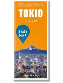 Easy Map Tokio - Kunth Verlag - Kunth GmbH & Co. - 9783955047849