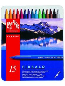 Комплект Флумастери Caran d' Ache Fibralo, 15 цвята - Caran d'Ache - Caran d'Ache - Момиче, Момче - Caran d'Ache - Classic - 7610186303159