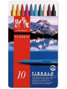 Комплект флумастери Caran d' Ache Fibralo, 10 цвята - Caran d'Ache - Caran d'Ache - Момиче, Момче - Caran d'Ache - Classic - 7610186303104