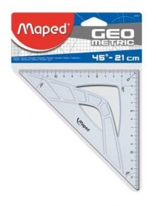 Правоъгълен триъгълник Maped Geometric, 45° - Maped - Maped - Момиче, Момче - Maped - Geometric - 3154142424211