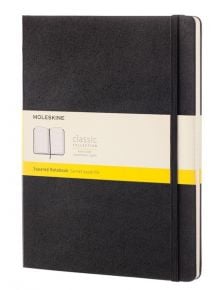 Голям черен тефтер Moleskine Classic Black с твърди корици и страници на малки квадратчета - Moleskine - Moleskine - Moleskine - Classic - 8051272895292