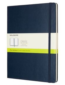 Голям тефтер Moleskine Classic Blue Sapphire с твърди корици и нелинирани листа - Moleskine - Moleskine - Moleskine - Classic - 8055002855136