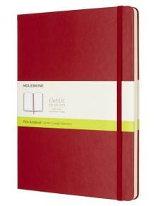 Голям червен тефтер Moleskine Classic Red Scarlet с твърди корици и нелинирани листа - Moleskine - Moleskine - Moleskine - Classic - 8055002855105