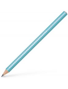 Молив Faber-Castell Jumbo Sparkle, тюркоаз - 1122634 - 2730 - Faber-Castell - Grip Sparkle - 4005401116059