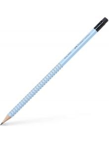 Графитен молив Faber-Castell Grip 2001, с гумичка, B, небесносин - 1122634 - 2730 - 1129388,1129390 - Faber-Castell - Grip 20