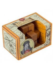 Мини дървен пъзел, Professor Puzzle Da Vinci Cross - 1118265 - 599906 - Professor Puzzle - Great Minds - 5060036531843