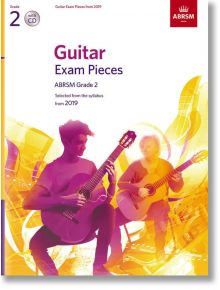 Guitar Exam Pieces from 2019, ABRSM Grade 2, with CD - ABRSM - Момиче, Момче - Associated Board of the Royal Schools of Music - 9781786012227