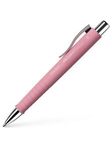 Химикалка Faber-Castell Poly Ball XB, светлорозова - 1122634 - 2730 - Poly Ball - 6933256643568