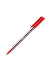 Химикалка Staedtler Stick 432 M, червена, прозрачна - Staedtler - Staedtler - Staedtler - Stick 432 - 4007817432051