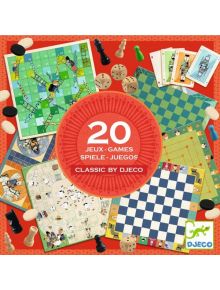 Комплект класически детски игри Djeco - 20 игри - Djeco - Djeco - Момиче, Момче - 3070900052192