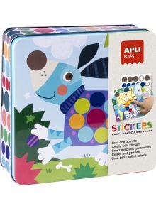 Игра със стикери Apli Kids - Куче, в метална кутия - Apli - Apli Paper - Момиче, Момче - Apli - Kids - 8410782188148