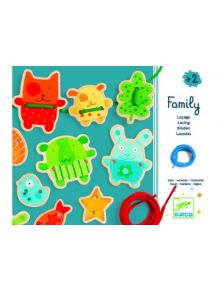 Играчки Family Lacing - Djeco - Djeco - Момиче, Момче - 3070900016835