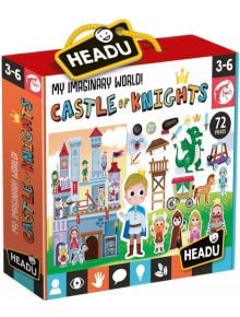 Игрален комплект Headu - Замъкът на рицарите, с плакат - Headu - Headu - Момиче, Момче - 8059591424834