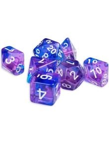 Комплект зарчета за настолни игри Dice4Friends: Dice Set - Indigo Sea, 7 бр. - 1126291 - 1126290 - 730977091571