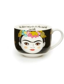 Керамична чаша Kikkerland Фрида Кало - Kikkerland - Kikkerland Design - Жена, Мъж - Kikkerland - Frida Kahlo - 612615103962