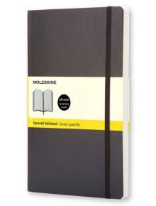 Класически черен тефтер Moleskine Classic Black с меки корици и листа на малки квадратчета - Moleskine - Moleskine - Moleskine - Classic - 9788883707186