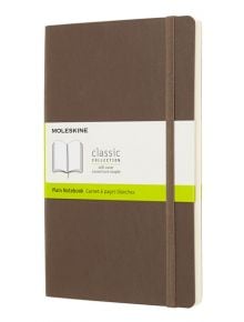 Класически кафяв тефтер Moleskine Classic Earth Brown с меки корици и нелинирани страници - Moleskine - Moleskine - Moleskine - Classic - 8058341715536