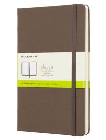 Класически кафяв тефтер Moleskine Classic Earth Brown с твърди корици и нелинирани страници - Moleskine - Moleskine - Moleskine - Classic - 8058341715390