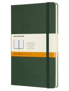 Класически лавровозелен тефтер Moleskine Classic Myrtle Green с твърди корици и листа на широки редове - Moleskine - Moleskine - Moleskine - Classic - 8058647629063