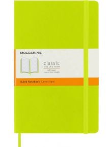 Класически тефтер Moleskine Classic Lemon Green с меки корици и линирани страници - Moleskine - Moleskine - Жена - Moleskine - Classic - 8056420850994