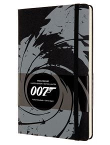 Класически тефтер Moleskine Limited Editions 007 Black с твърди корици и линирани страници - Moleskine - Moleskine - Moleskine - 007 - 8053853603838