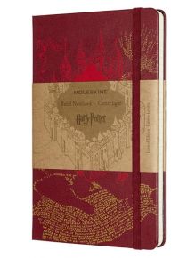 Класически тефтер Moleskine Limited Editions Harry Potter The Marauder’s Map с твърди корици и линирани страници - 1119062 - 