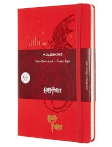 Класически тефтер Moleskine Limited Editions Harry Potter Dragon с твърди корици и линирани страници - 1119062 - 7398 - 10855