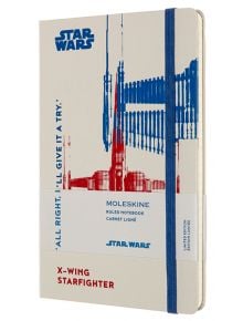 Класически тефтер Moleskine Limited Editions Star Wars X-Wing с твърди корици и линирани страници - Moleskine - Moleskine - Moleskine - Star Wars - 8053853603753