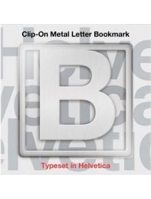 Метален книгоразделител Helvetica - Буква B - That Company Called IF - 5035393929022