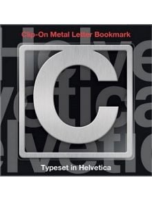 Метален книгоразделител Helvetica - Буква C - That Company Called IF - 5035393929039