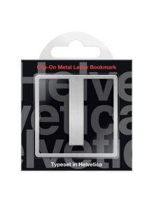 Метален книгоразделител Helvetica - Буква I - That Company Called IF - 5035393929091