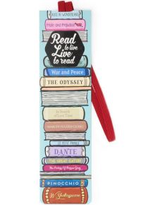 Книгоразделител с ластик Legami - Read to live, Live to read - Legami - Legami - Жена, Мъж - Legami - Extraordinary Stationery - 8055748243631