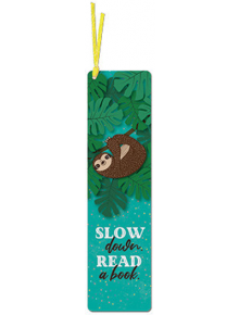 Книгоразделител с връзка Simetrobooks - Левинец, Slow down, read a book - Simetro books - Жена, Мъж - Simetro books - Between the pages - 2521010205394