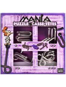 Комплект 3D метални пъзели Eureka Mania, Violet - Eureka - Eureka - Момиче - 5425004732040