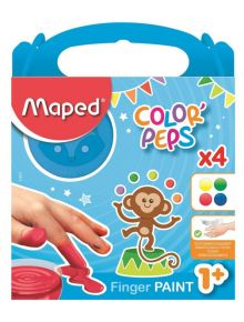 Комплект боички за рисуване с пръсти Maped Early Age - Maped - Maped - Момиче, Момче - Maped - Color Peps - 3154148125105