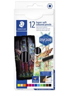 Комплект цветни моливи Staedtler Design Journey Super Soft, 12 цвята - 1126285 - 4229 - 1129388,1129390 - Staedtler - Design 