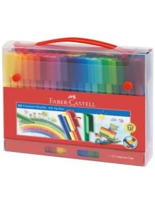 Комплект флумастери Faber-Castell, 60 цвята - Faber-Castell - Faber-Castell - Момиче, Момче - Faber-Castell - Connector - 4005401555605