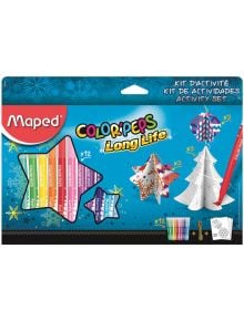 Комплект флумастери Maped Color'Peps + коледни декорации - Maped - Maped - Maped - Color Peps - 3154148450313