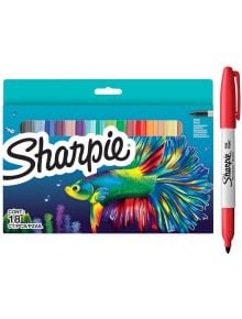 Комплект маркери Sharpie - Fish, 18 цвята - 1120378 - 1120382 - 1129388,1129390 - 3026982012302