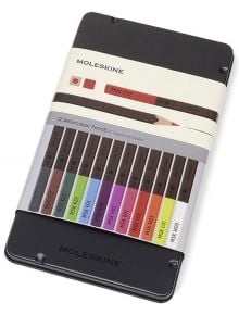 Комплект Moleskine с 12 разноцветни акварелни моливи в метална кутия - Moleskine - Moleskine - Жена, Мъж - Moleskine - Art - 8058341710463