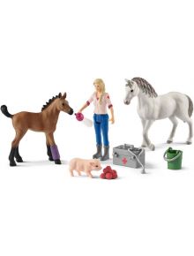 Комплект Schleich - Ветеринар на визитация - Schleich - Schleich - Момиче, Момче - Schleich - Farm world - 4055744029929