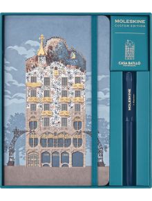 Комплект тефтер и химикалка Moleskine Casa Batllo - 1119062 - 7398 - 1085518,1085620 - 8056999272746