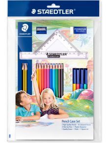 Комплект за рисуване Staedtler, 20 части - 1126285 - 4229 - 1129388,1129390 - Staedtler - Pencil Case Set - 4007817023327