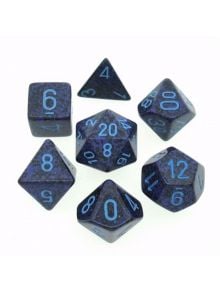 Комплект зарчета за настолни игри Dice4Friends: Chessex - Speckled Cobalt, 7 бр. - Dice4Friends - Dice4Friends - 601982021009