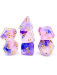 Комплект зарчета за настолни игри Dice4Friends: Dice Set - Creamy Orchid, 7 бр. - Dice4Friends - Dice4Friends - 730977091595